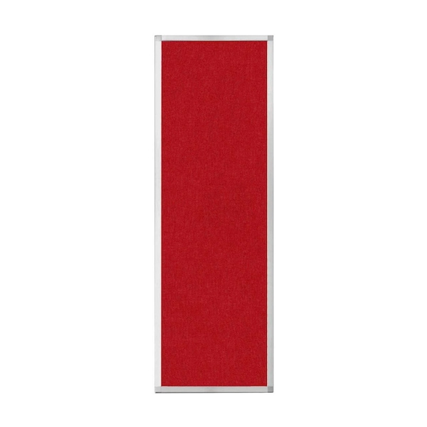 Versare Hush Panel Configurable Cubicle Partition 2' x 6' Red Fabric 1852227 - main